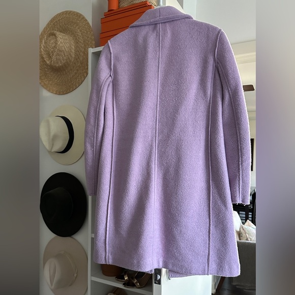 Beautiful lilac wool coat - Picture 3 of 3